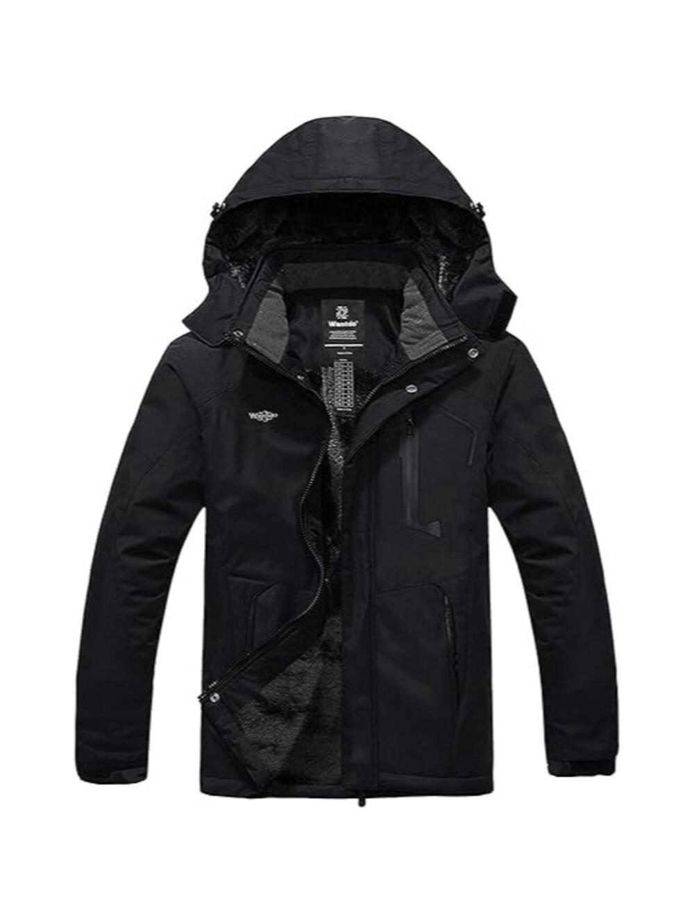Wantdo Men's Waterproof Winter Jacket Warm Size L BRAND NEW IN STORAGE BAG